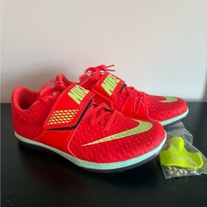 Nike High Jump Elite Track & Field Spikes (Bright Crimson) US 7 Men’s FZ9636-600